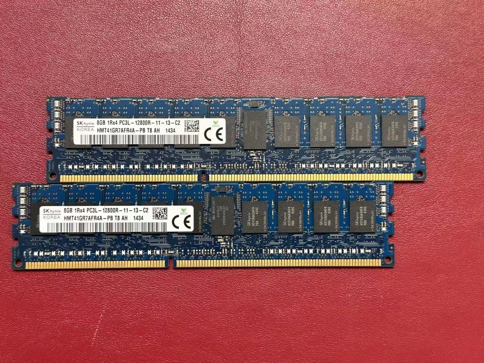SK Hynix HMT41GR7AFR4A-PB 8GB 1Rx4 PC3L-12800R DDR3L-1600 Ram