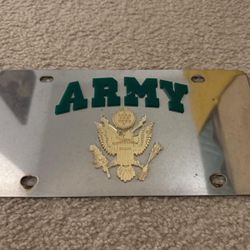 Army Tag Car Plate 
