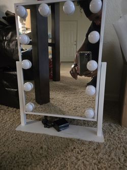 Mirror with lights