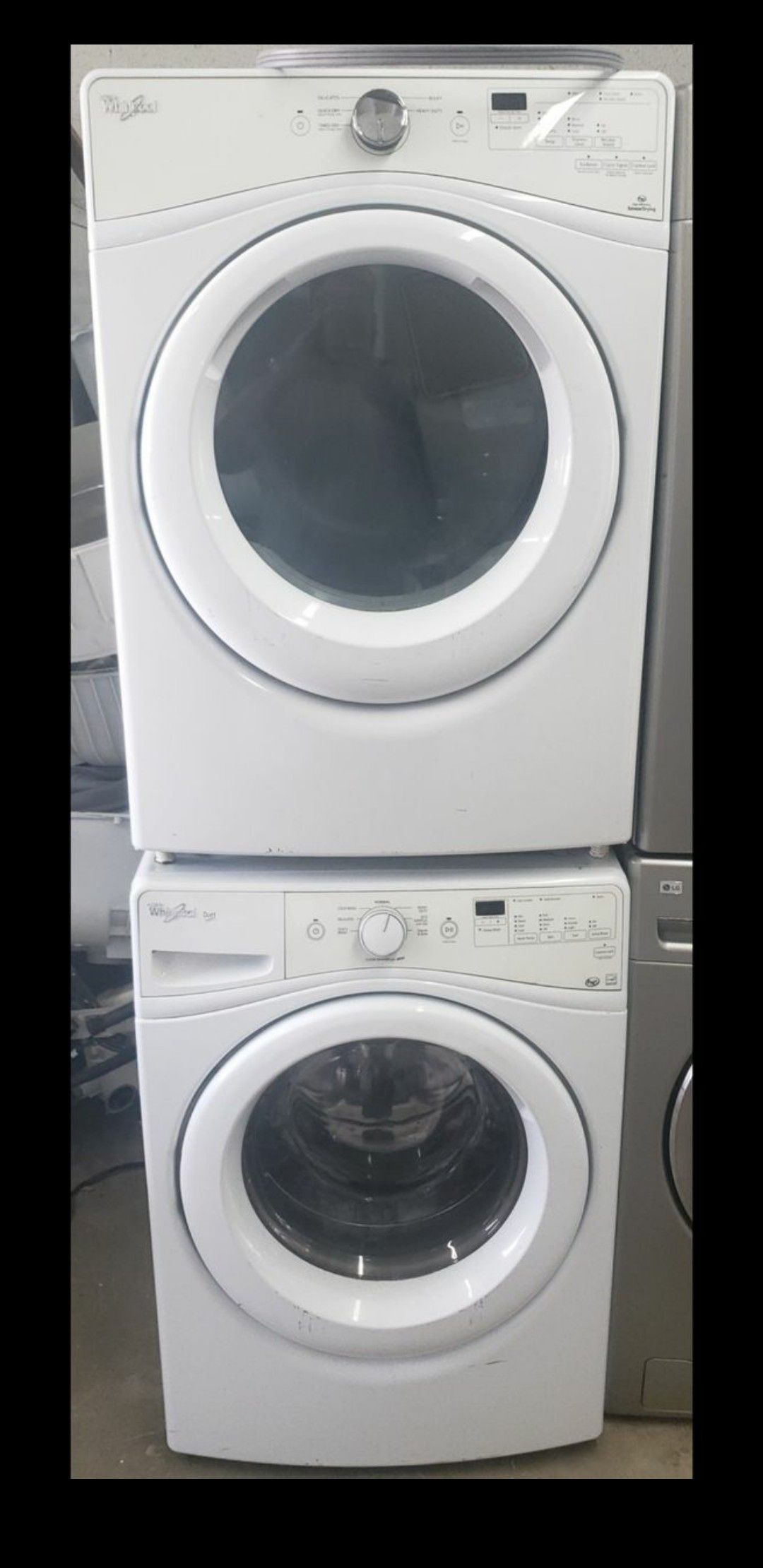 WHIRPOOL DUET WASHER AND DRYER SET