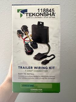 Tekonsha 118845 TConnector Harness 4-Way Flat w/Circuit Protected ModuLite Module for Chevy Bolt EUV