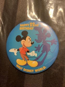 Disney World 1993 (22nd Birthday) Cast Member Pin