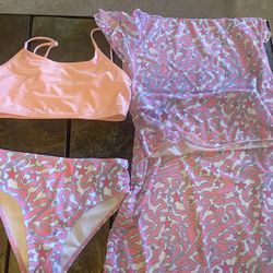 Girls Swimwear And Mesh Coverups