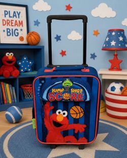 Elmo Rolling Suitcase