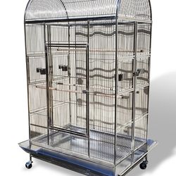 ***NEW 50”x36”x76” Stainless Steel Bird Cage***