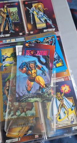 Marvel comic card collection