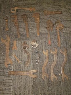 Vintage Wrench and Tool Lot