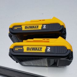  Dewalt 20v Batteries 2.0 Brand New 