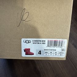 Ugg Boot Disneyland Minnie Polka Dot Kids Sweetie Bow 