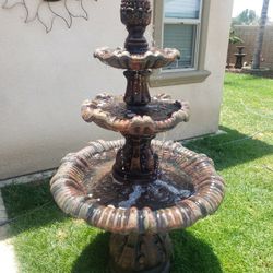 New Concrete Water Fountain.