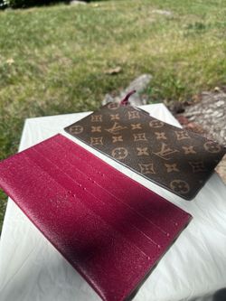 Louis Vuitton Monogram Félicie Insert Wallet Set Fuchsia Pink