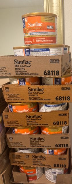 Similac total 360 sensitive 7 oz cans sell or trade for Enfamil 12oz cans