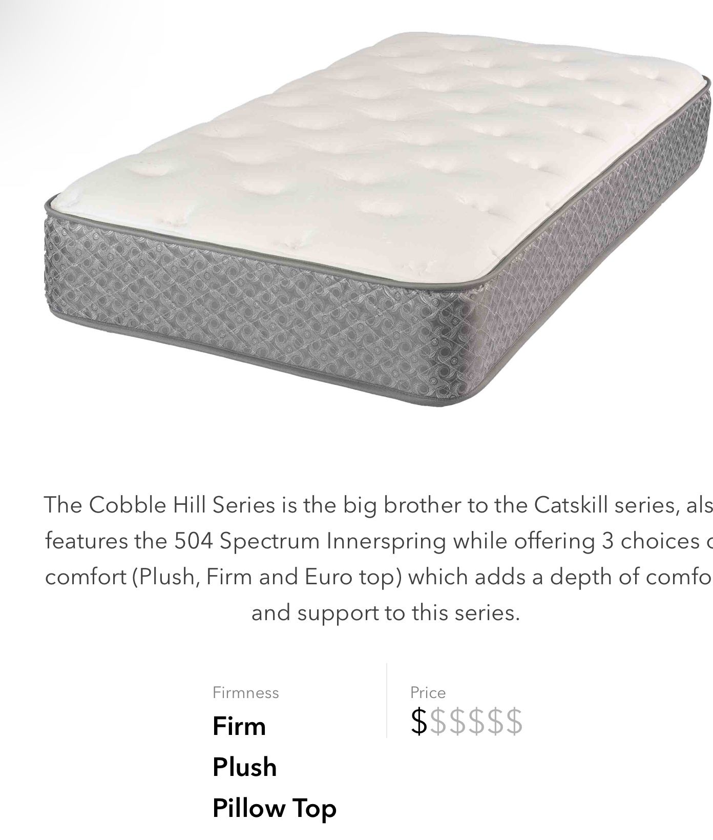 Cobble Hill New Queen Size Mattress