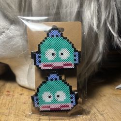 Perler Bead Hair Clips
