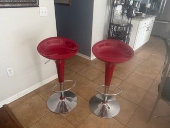 Burgundy/ Red Bar Stools