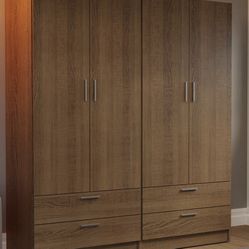 2 Wardrobes (Walnut) 