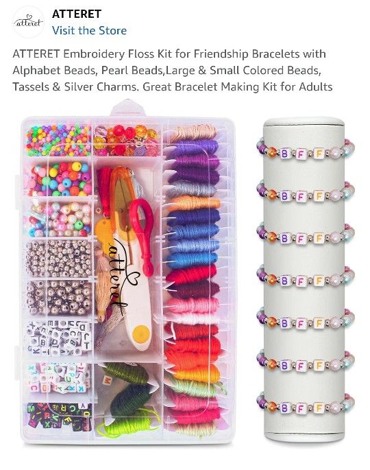 Embroidery kits for making friendship bracelets brand new