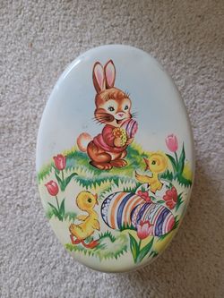 Vintage Daher Bunny Tin