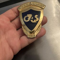 Vintage Gold Badge