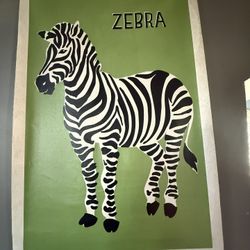 Two Pottery Barn Kids Canvas Wall Art