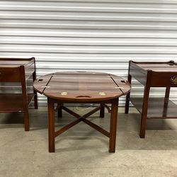 Coffee Table and 2 End Tables 
