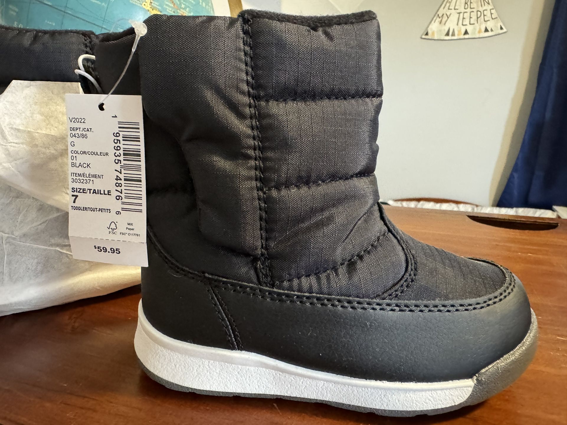 Toddler Snow Boots Size 7