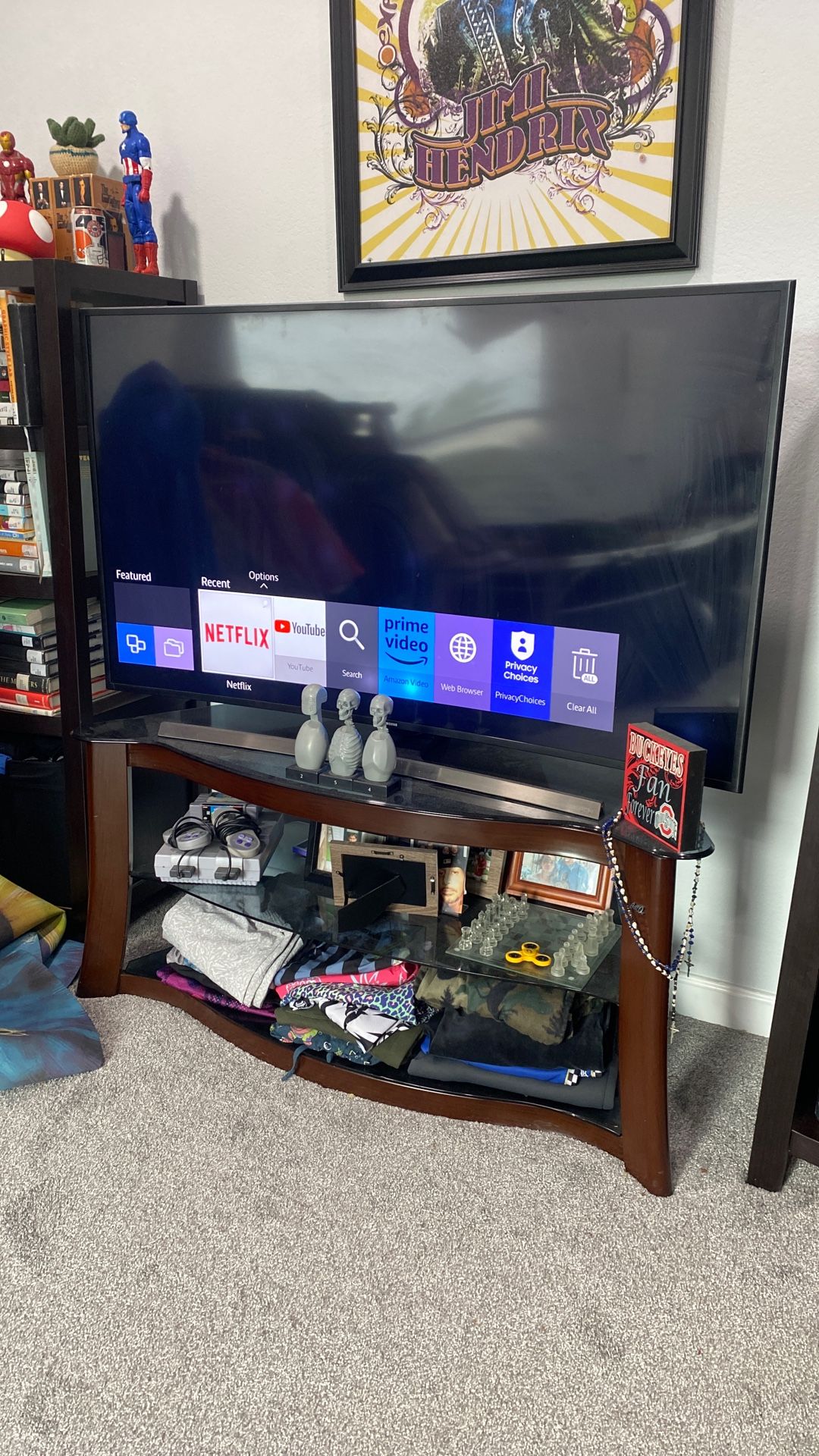 Samsung Curved 55" 4K UHD Smart LED TV And Stand