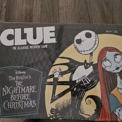 Nightmare before Christmas Clue game 