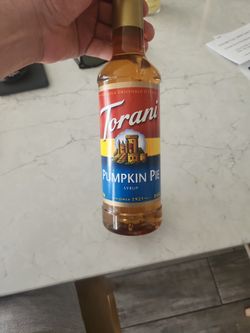 Torani Pumpkin Pie Syrup 25.4oz bottle