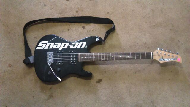 Electric guitar made by snap on tool company