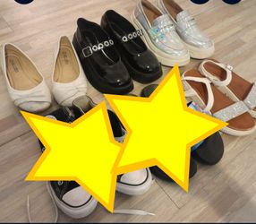 Girl Shoes Size 13, 1 And 2