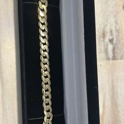 8 inch 10k Italy bracelet