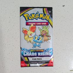 Pokémon TCG Mega Evolution Chaos Rising Fun Pack