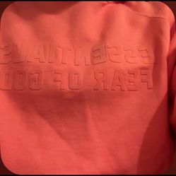 Peach Essential Hoodie Fear Of God