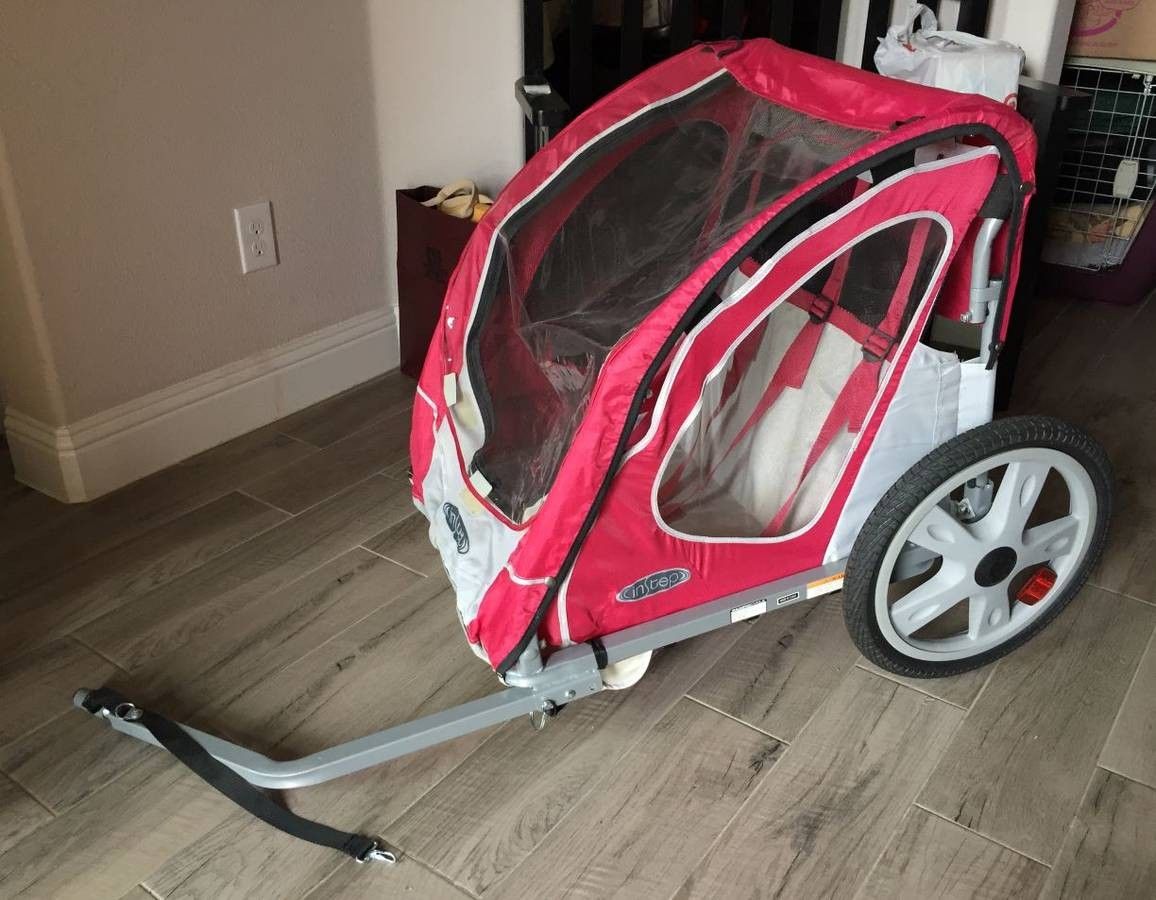 Double Seat Bike Trailer
