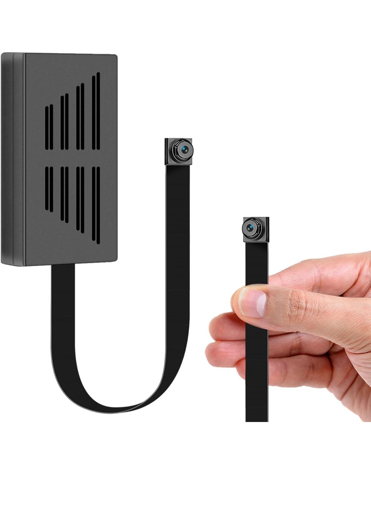 64GB Mini Video Cameras 1080P Portable Nanny Video Loop Recorder with Motion Detection Security Cameras for Outdoor Home Office Security