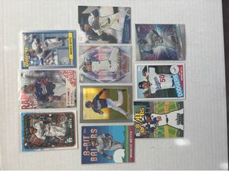 Mookie Betts Dodgers (10) card lot