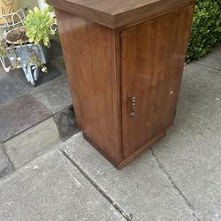 Large Solid Wood Storage Cabinet