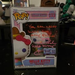 Hello Kitty Signed Funko Pop