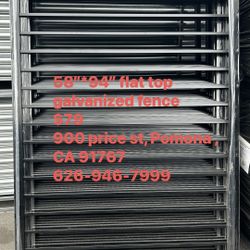 58”*94” flat top fence