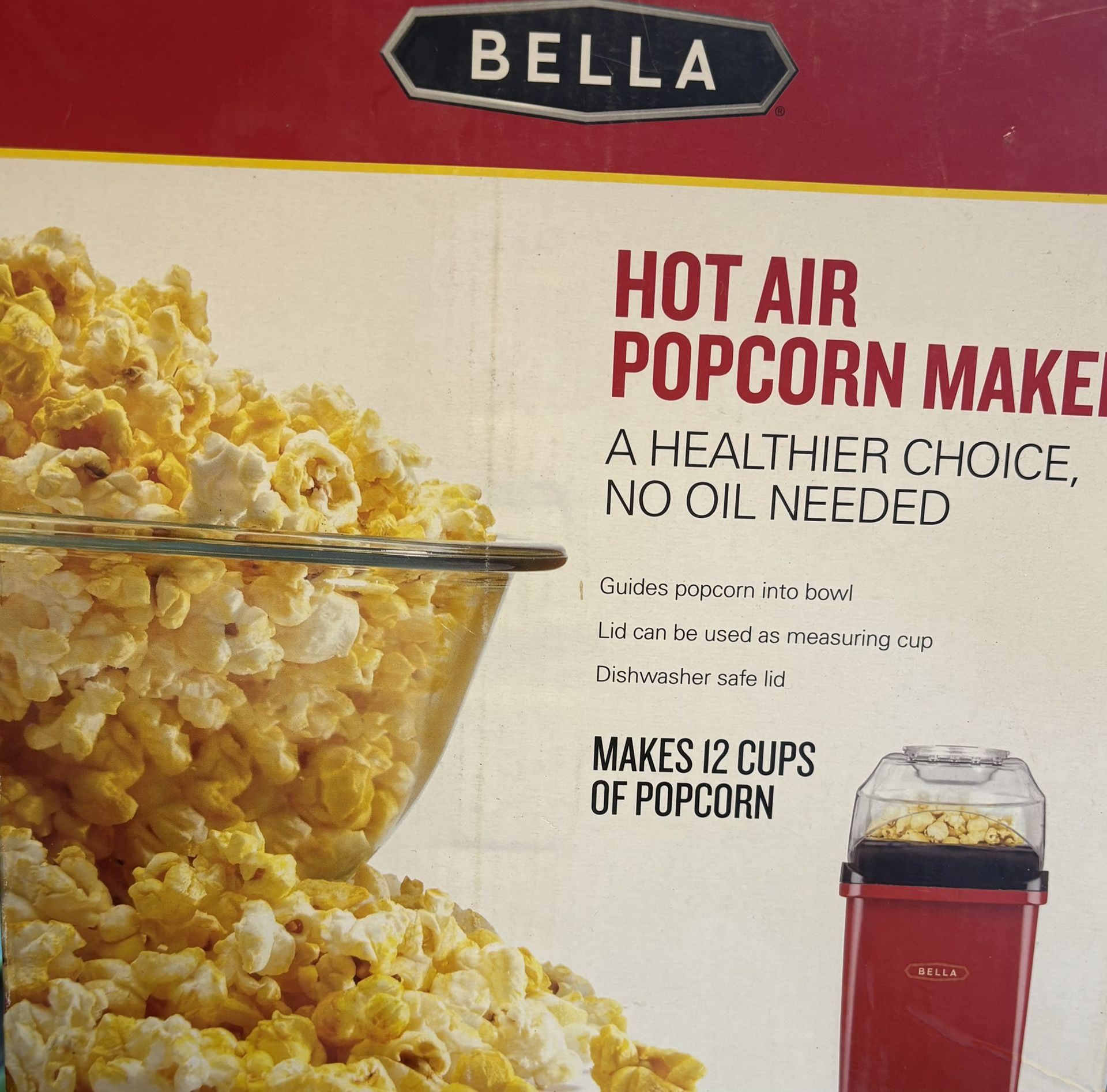Hot Air Popcorn Maker