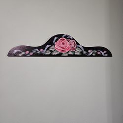 Handpainted Doorway Decorative Piece.  6 1/2 × 30"