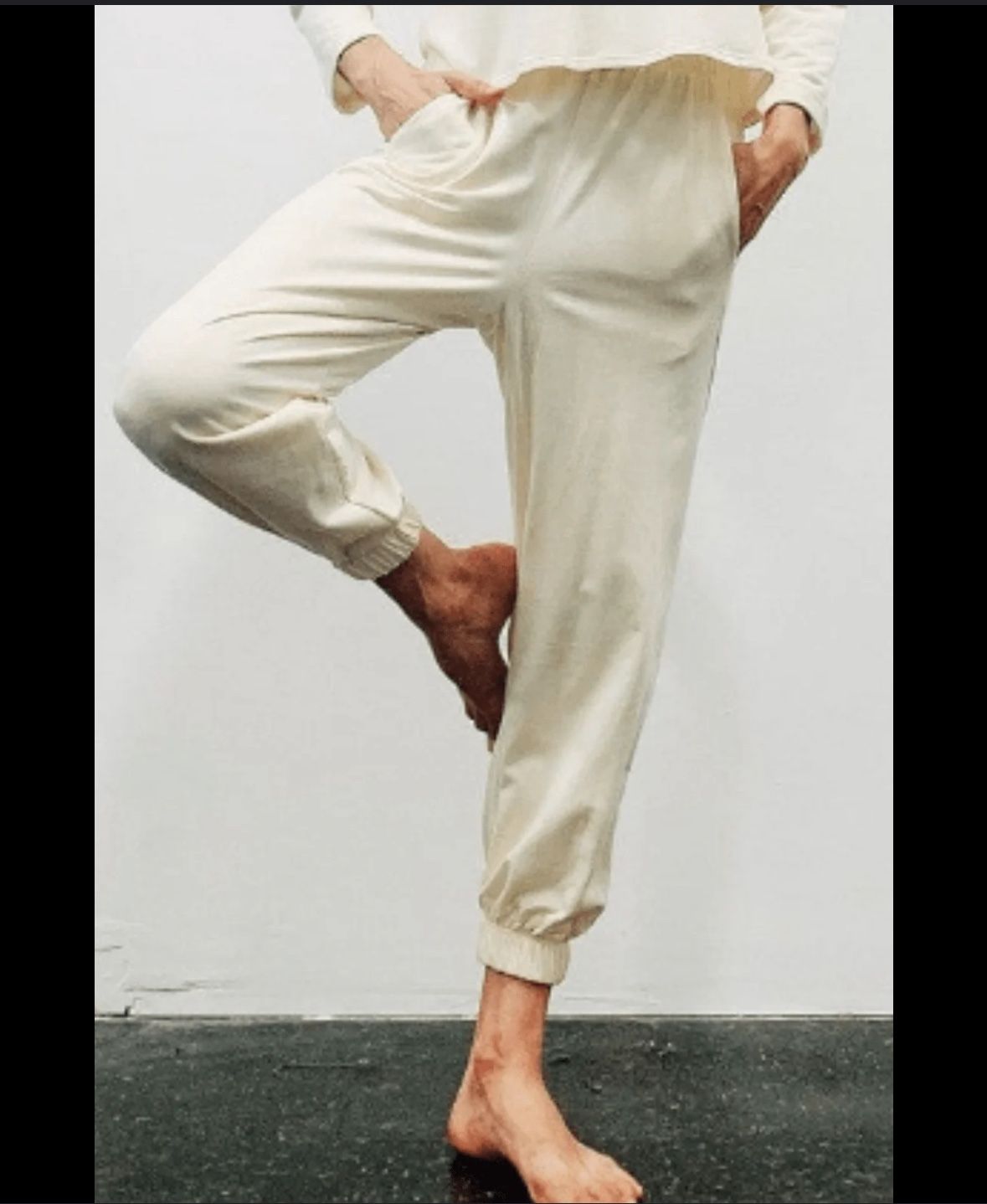Oliviaceous Women's Satin Elastic Waist Harem Joggers LB3 Brown Size S