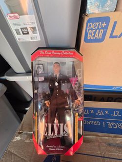Elvis military doll