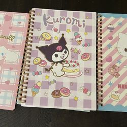 Sanrio Character Notebooks