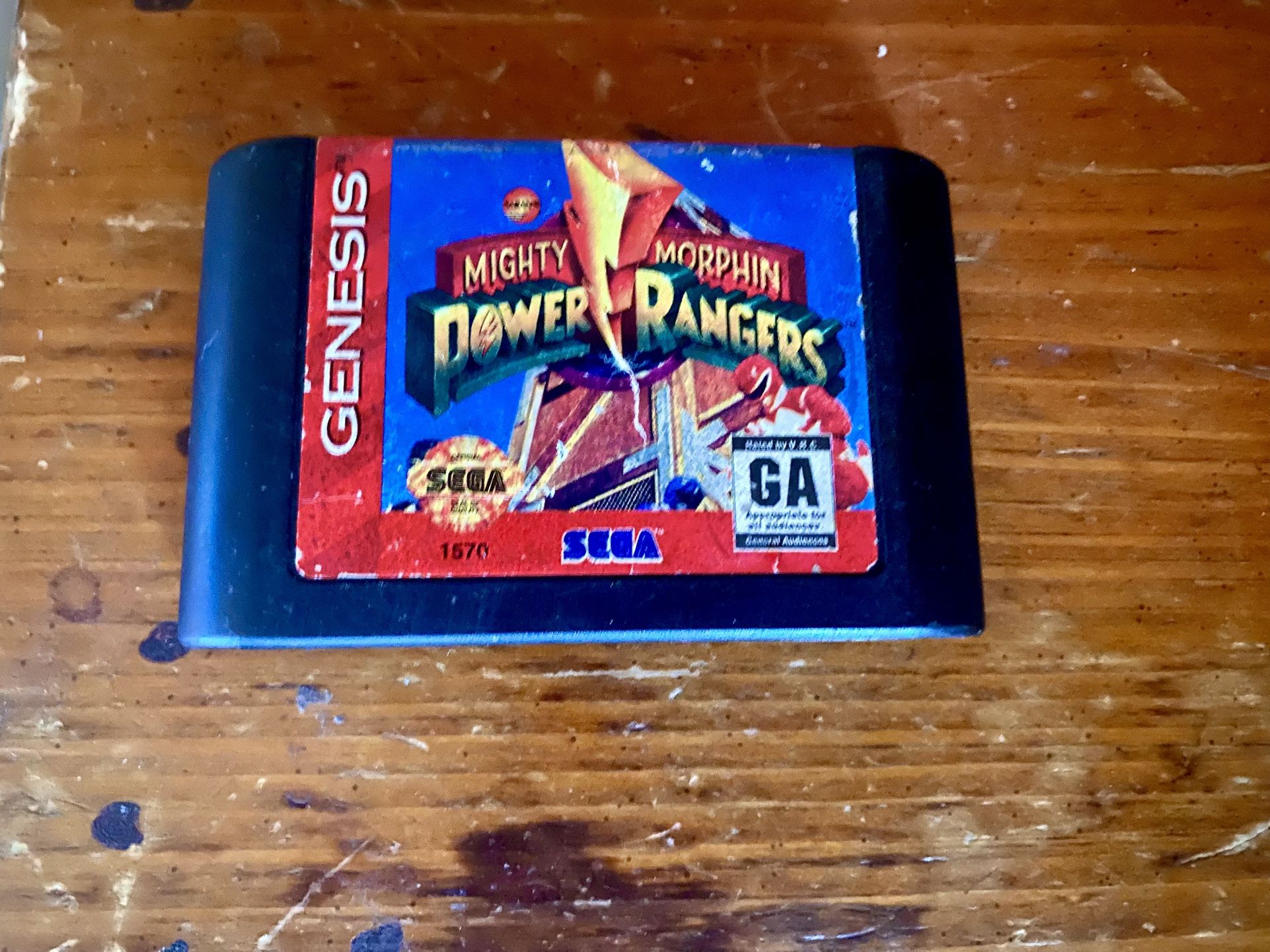 Power Rangers Sega Genesis Game $5