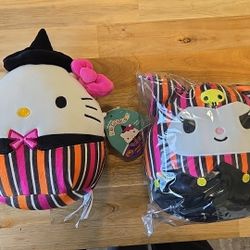 Squishmallows Sanrio Limited Edition Halloween Kumori  & Hello Kitty NWT 