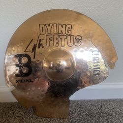 Dying Fetus Signed Crash Cymbal Drum