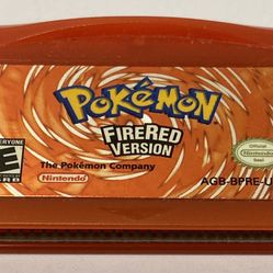 Pokemon: FireRed Version (Nintendo Game Boy Advance, 2004) —(#615)