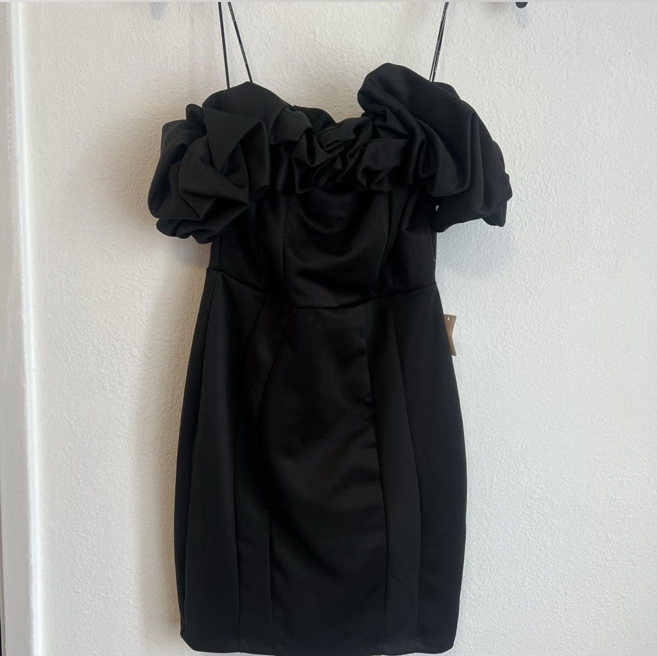 Black Off-The-Shoulder Dress